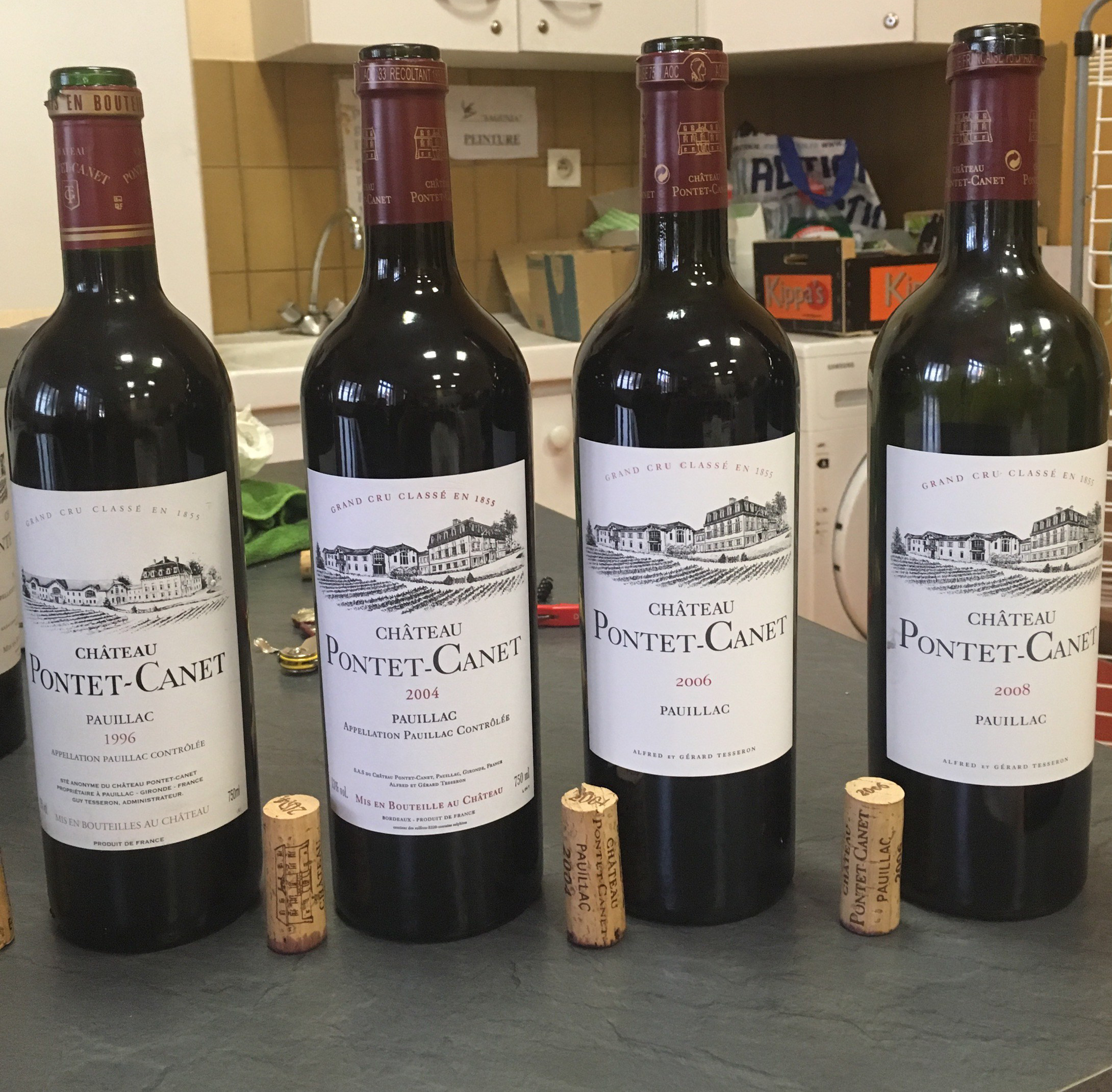 bouteilles château Pontet Canet